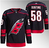 Men's Carolina Hurricanes #58 Michael Bunting Black Stitched Jersey,baseball caps,new era cap wholesale,wholesale hats